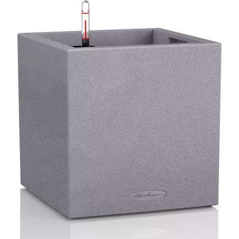 Lechuza Pflanzgefäß Canto Stone 40 low steingrau