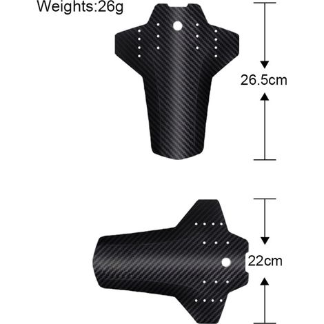 2 Spatborden-Stuks für Mountainbike, MTB, Spatborden, Racefiets Spatborden zum Kaufen, Zubehörset, Kubus, Spatbescherming, Fiets, Mudrocker