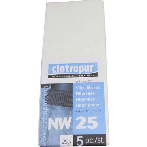 Manchettes filtrantes NW25 ,TIO & SL240 - 25µ pour Cintropur
