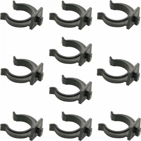 10x bayonet clip, suitable for base furniture tube feet kitchen bathroom base, adjustable foot clip (1/5)