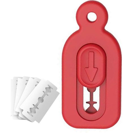 Outil magnétique pour inciser la pâte avec système push-pull, coupe-pain facile à utiliser pour la cuisson du pain au levain, outils de panification à poignée ergonomique avec 5 lames de rasoir (1/5)