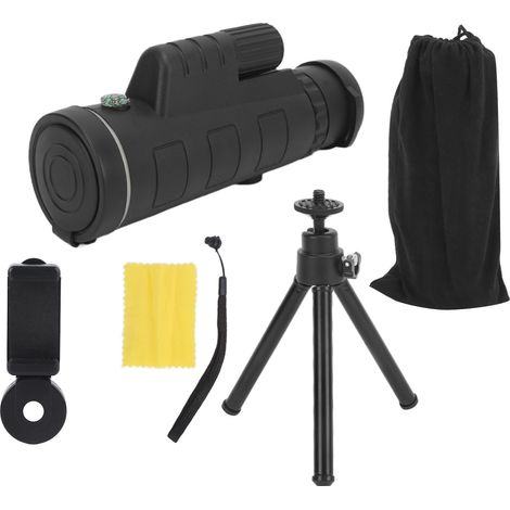 Télescope Monoculaire - 40x60 - Étanche - Avec Support Smartphone Et Trépied - Pour Observation Oiseaux - 1 Pièce