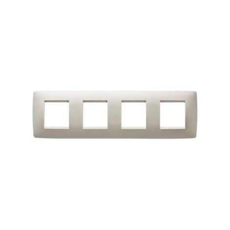 PLAQUE ONE INT. 2+2+2+2P H IVOIRE GEWISS GW16128TI