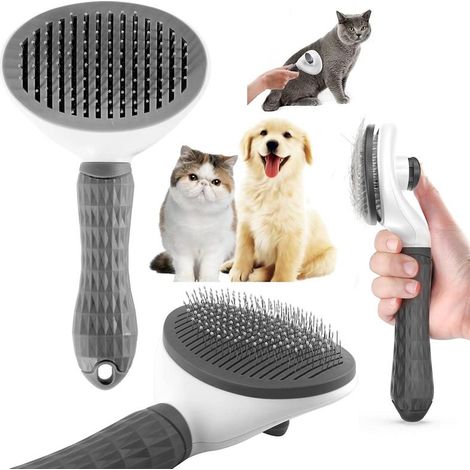 Selbstreinigender Kamm für Hunde und Katzen (1/5)