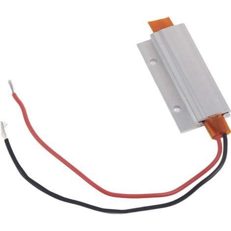 Élément chauffant PTC en boîtier aluminium 60x28x7mm, thermostat intégré, 110V, 200°C, plaque chauffante (1/5)