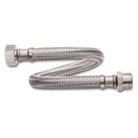 Flexible sanitaire Inox Øintér.8mm - Femelle 1/2" / Mâle 1/2" - 150mm - TAQ