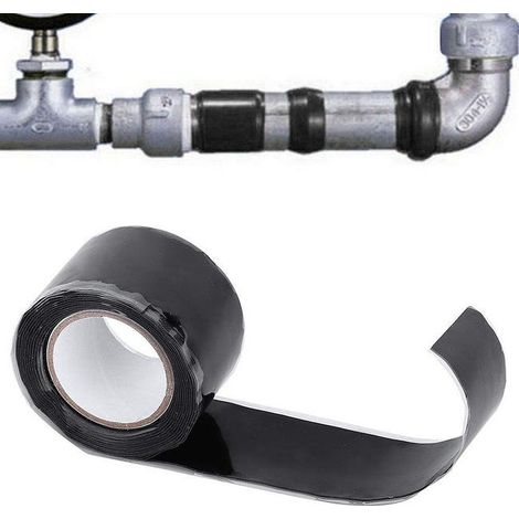 5 rotoli di nastro termico autoadesivo in silicone nero, per saldatura, mascheratura, isolamento, sigillatura, alte temperature e alta pressione (1/5)