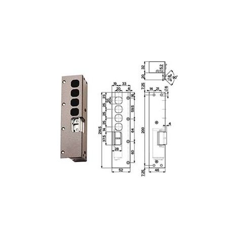 CONTROPIASTRE ELETTRICHE 94080V  DX (94080VDDMN)    MOTTURA