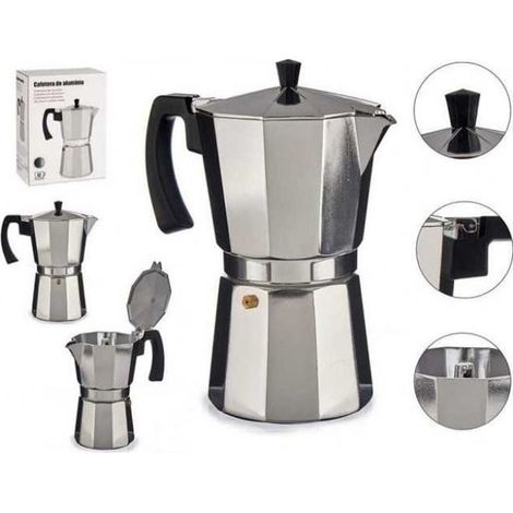 Cafetière Italienne 12 Tasses Aluminium