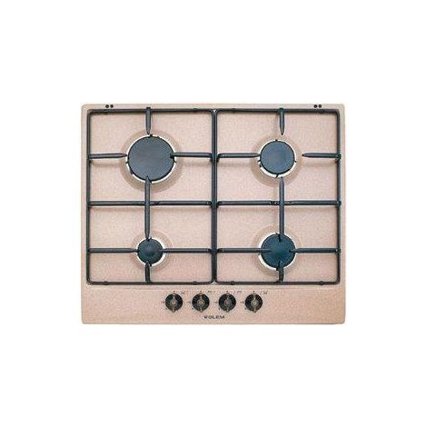 Plaque de cuisson Glem Gas GT64SA beige 58.5 cm 7500 W