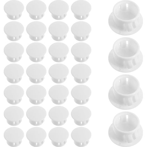 Cache-vis ronds décoratifs Sosoport en plastique transparent (1/5)