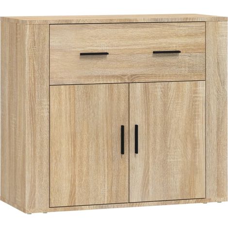 vidaXL Buffet Sonoma-Eiche 80x33x70 cm Holzwerkstoff