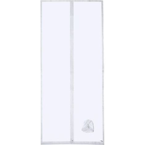 (90 x 210 cm) Joint de porte pour climatiseur portable avec rallonge de conduit cousue et fermeture éclair (1/5)