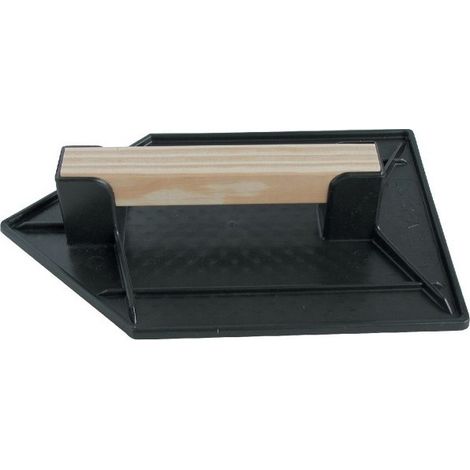 Spugna di plastica nera triangolare 18 x 27 cm - Outibat