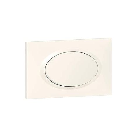 Dooxie Bouton poussoir blanc + plaque