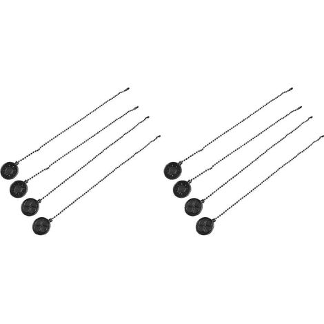 Deckenventilator-Zugketten-Set, 8-teilige Glühbirne und Modell-Ventilator-Zugkette, Ventilator-Verlängerung, Penda-Zugkette (1/5)