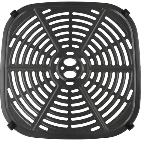 Doublure pour friteuse à air, insert carré noir pour panier de cuisine, accessoires de cuisine pour friteuse à air, 22,5 x 22,5 cm (1/4)
