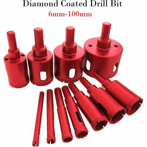 Diamantbohrer – 20 mm – Zum Bohren von Glas, Fliesen, Keramik, Marmor und Porzellan – Kompatibel mit handelsüblichen Elektrobohrmaschinen – 1 Stück (1/5)