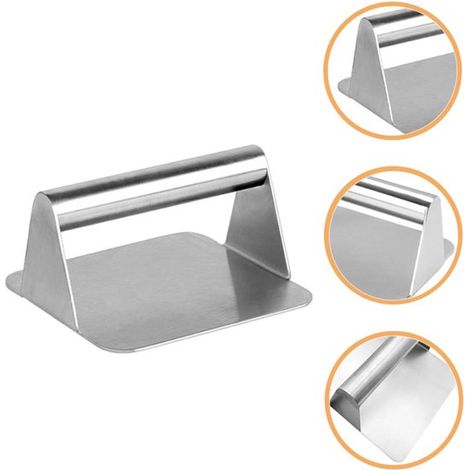 Pressa per carne quadrata in acciaio inox, stampo per hamburger, macchina per polpette, stampo quadrato per hamburger, macchina per hamburger a estrusione, tritacarne, carne (1/5)