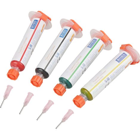 Kit de 4 outils de réparation de pâte à braser liquide avec flux pour cartes PCB BGA (1/5)