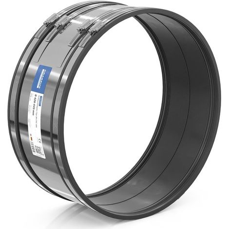 Adaptateur de tuyau CR type 2B CSC 445 (420-445 mm), jusqu'à 2,5 bar, EPDM / V2A