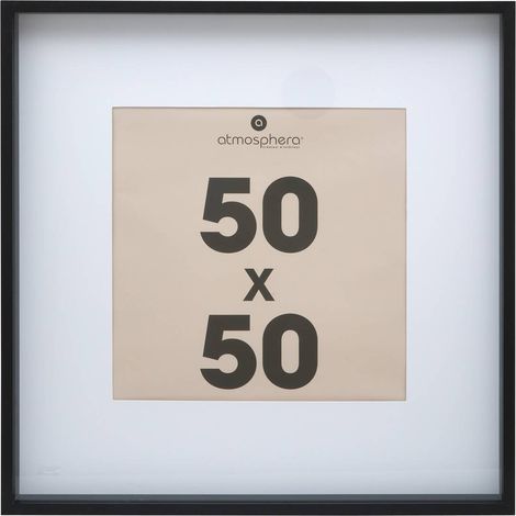 Marco de fotos Axel 50x50cm negro - Atmosphera créateur d'intérieur