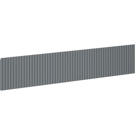 Mexen Rivel avant rainuré pour le corps de l'armoire de salle de bain 80 x 20 cm, graphite mat - 91A20-0800-235-1-66 (1/2)