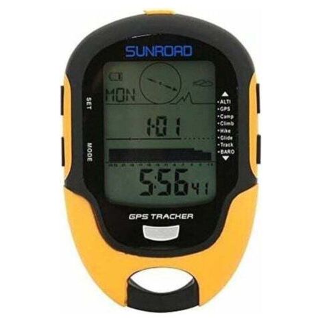 BARKBUSTERS Altimètre GPS Multifonctionnel FR510 Altimètre de Navigation GPS Extérieur Compas Instrument de Mesure de l'Humidité de la Température (1/4)