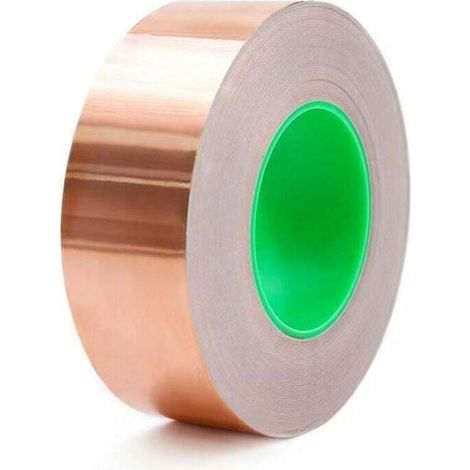 Vari nastri adesivi, nastro in rame anti-lumache da 50 mm x 20 m, protezione autoadesiva contro le lumache - schermatura EMI, nastro in lamina di rame contro le lumache (1/4)