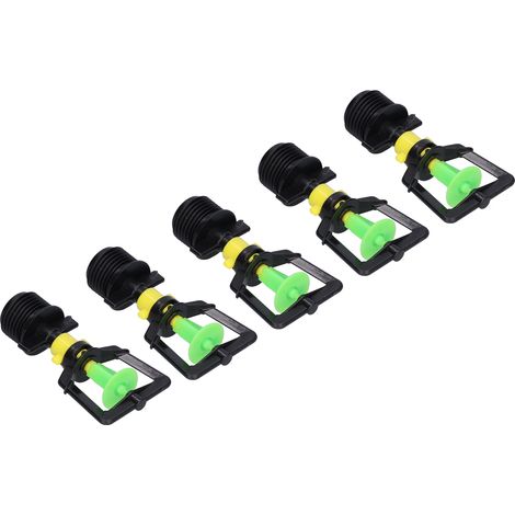 5 Stück G1/2 Außengewinde Drehbarer Sprinklerdüsen-Sprühkopf Nebeldüse für Gartenbewässerung (1/5)