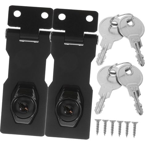 Serrure à clé Luxshiny en 2 pièces pour porte de placard (1/5)