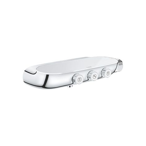 Mitigeur thermostatique de douche Grohtherm SmartControl – 3 vannes d’arrêt – Technologie CoolTouch – Butée de sécurité GROHE SafeStop Plus (1/2)