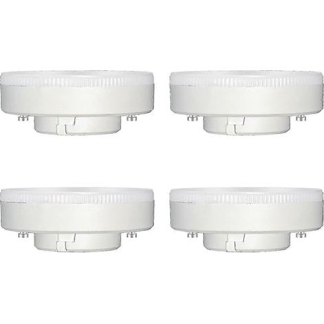 Ampoule LED GX53 10 W blanc neutre 4000 K, 800 lm, 180 °C, 230 V CA, remplace les ampoules fluocompactes et halogènes GX53, non dimmable, spot LED encastré GX53 pour cuisine (1/5)