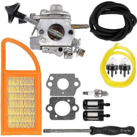 Kit de réparation de carburateur, filtre à air et carburateur compatible avec les souffleurs à dos Stihl BR500, BR550 et BR600. (1/5)