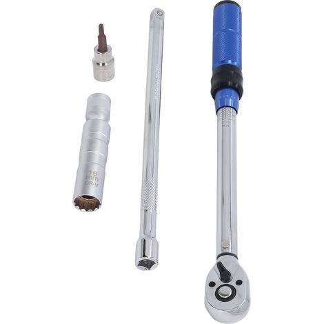 7-teiliges Drehmomentschlüssel-Set mit 3/8-Zoll-Antrieb, Snap-On-Drehmomentschlüssel mit 14-mm- und 16-mm-Zündkerzensteckschlüsseln für die Autowartung (1/5)