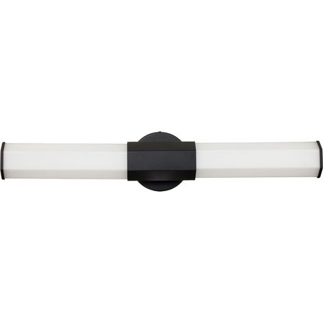 Elstead Hinkley Facet Integrierte LED-Badezimmer-Wandleuchte Mattschwarz, 3000K, IP44 (1/5)