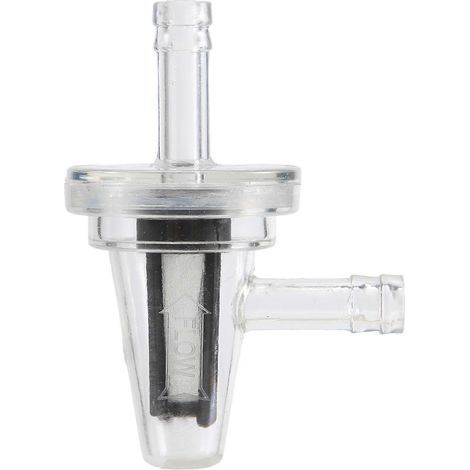 Filtre à carburant universel coudé en ligne pour moto (1 pièce), raccords pour tuyaux de 6 mm (1/4 pouce) compatibles KAWASAKI et Yamaha - SFYGV (1/5)