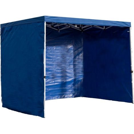 Packs Laterales Carpas Plegables - Pack 3 Laterales Lisos para Carpas 3x3 Master - Azul