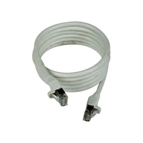CABLE RJ45-RJ45 CAT.5E FTP 0,5M BLANC GEWISS GW38121