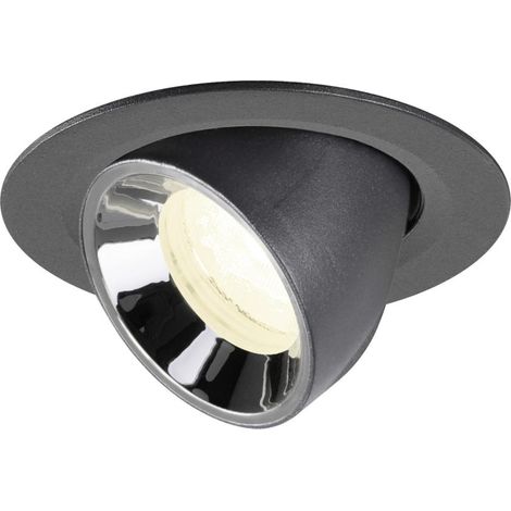Spot encastré Numinos Gimble XS noir/chrome 4000K - 40 deg - 1010067