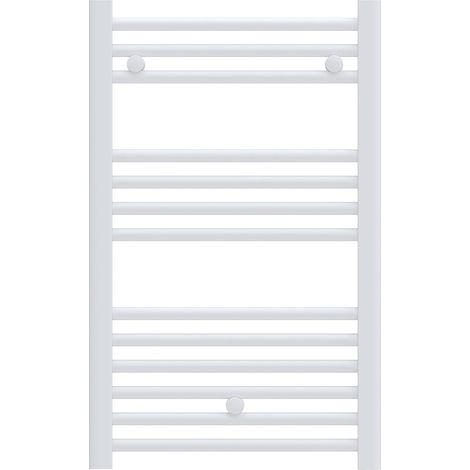 Radiateur Porte-Serviettes à Eau Ocean Blanc 803x500mm 3 Supports+purgeur Connexions 3x1/2 (1/5)