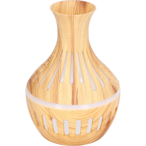 Humidificateur 300 ml, diffuseur d'huiles essentielles imitation bois, alimentation USB, 7 couleurs LED, 5 V, 1 A (1/5)