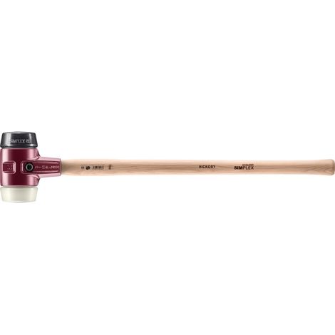 HALDER SIMPLEX Vorschlaghammer Ø 80 mm Gummi / Nylon mit Tempergussgehäuse (1/5)