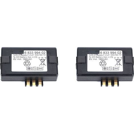 Batteries de secours pour deux modules de commande de service d'information du véhicule, compatibles avec les systèmes d'appel d'urgence SOS. Références : 64116833944 et 84106833994. (1/4)