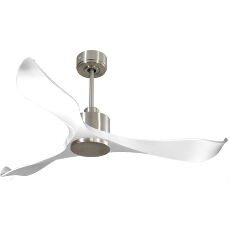 Ventilatore da soffitto Reversibile Termostato Wifi Motore CC Tetti inclinati Telecomando Adattatore 2/3 lame Hypersilence Memoria PURLINE VirginD132C0364975
