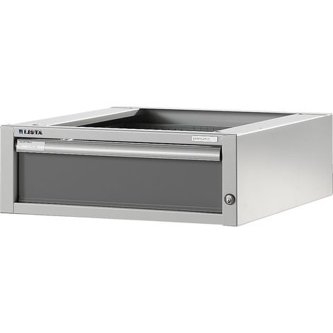 LISTA, Etabli modulaire, caisson, hauteur 204 mm, 1 tiroir, (1/3)