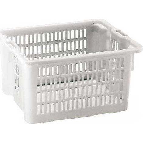 Cesta rectangular perforada de 50 x 55 x 43 cm de altura Sss