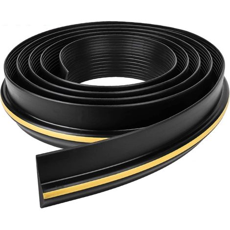 Garage Door Seal 10FT Heavy Duty Threshold Weather Seal Rubber Draught Rain Excluder Universal DIY Garage Door Seals Bottom Excluder Perfect for Keeping Garages Clean Dry