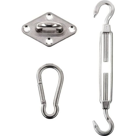 Kit de fixation murale pour toiles solaires Hespéride (1/5)