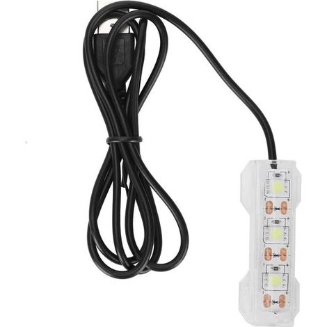 Allecto Lampada LED per acquario, mini lampada decorativa a LED delicata per piccoli acquari, facile da usare, da tavolo (1/5)